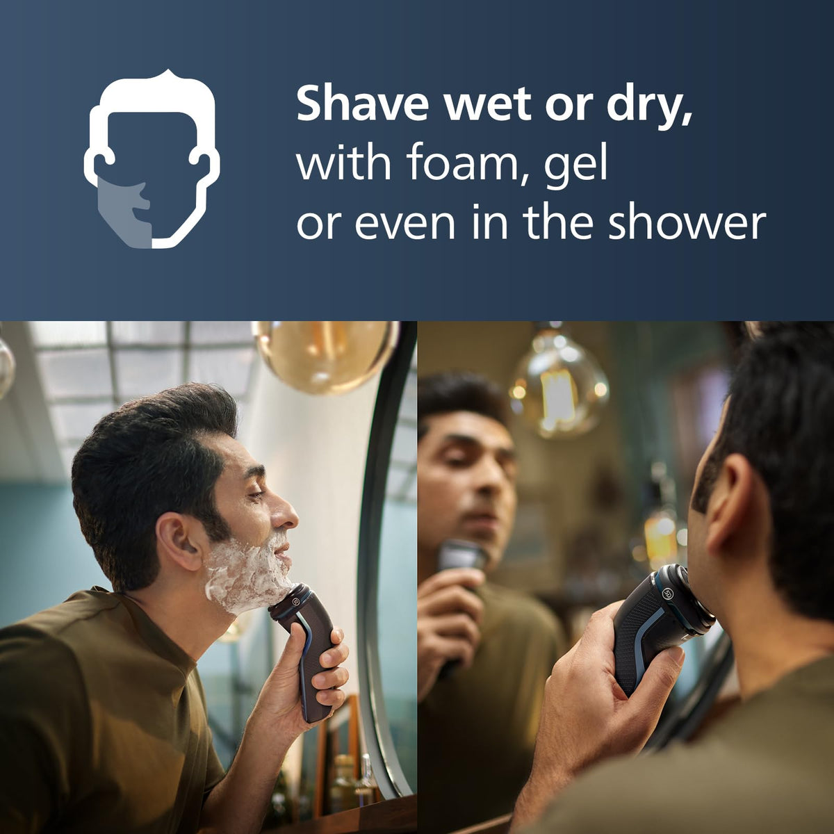 Norelco 3600 Electric Shaver with p-cap cover