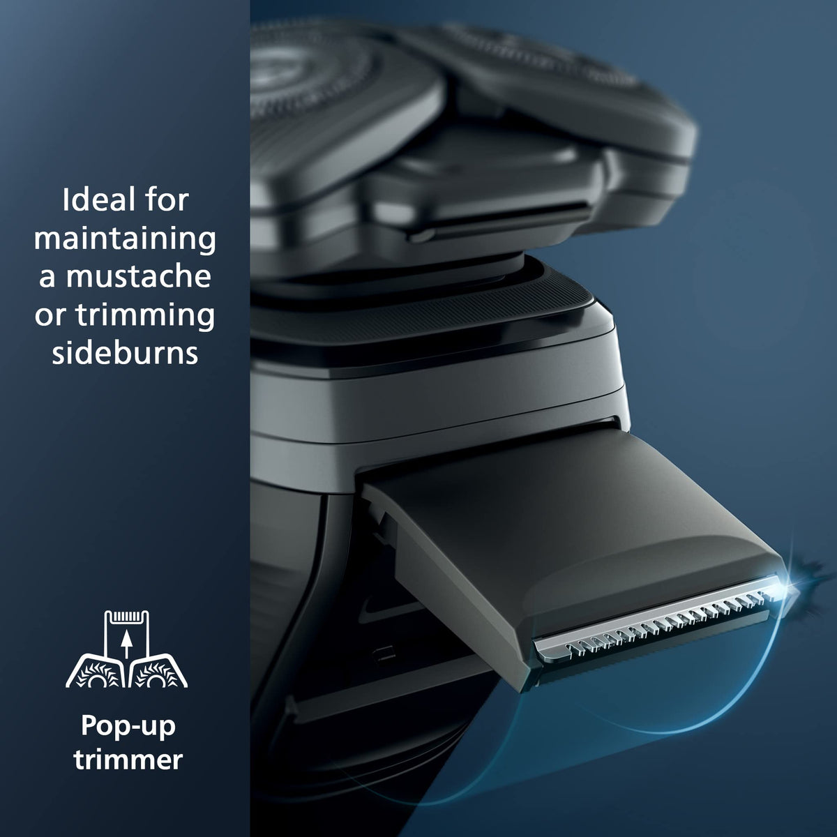 Norelco 7300 Electric Shaver wet shaving demonstration