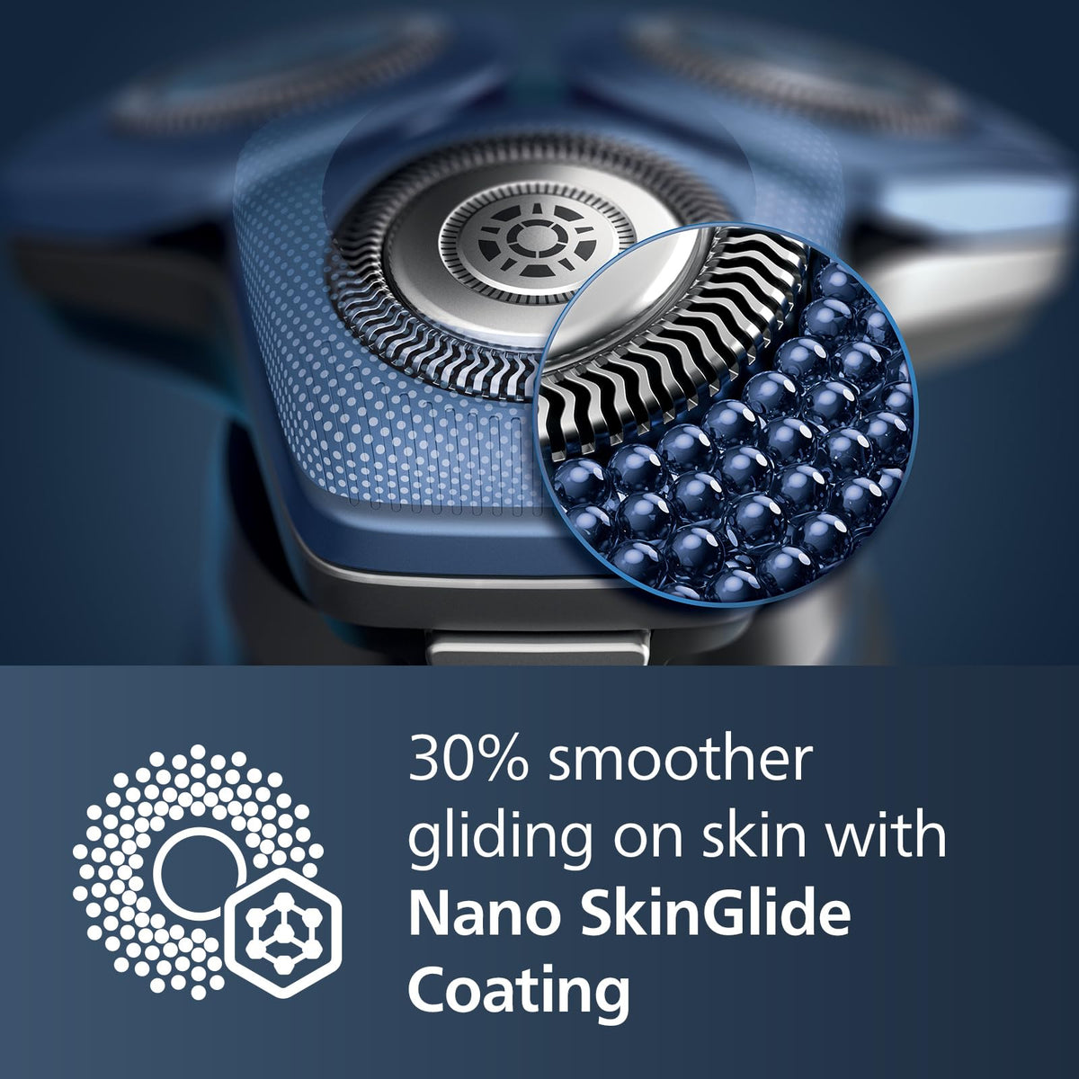Norelco 7300 Electric Shaver with 360-degree rotating heads