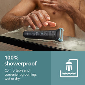 Norelco Body Groomer 5000 Series showing trimming lengths