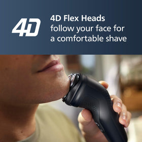 Norelco Electric Shaver 1100 Series packaging and accessories