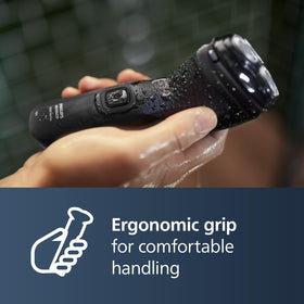 Norelco Electric Shaver 1100 Series with easy rinse feature
