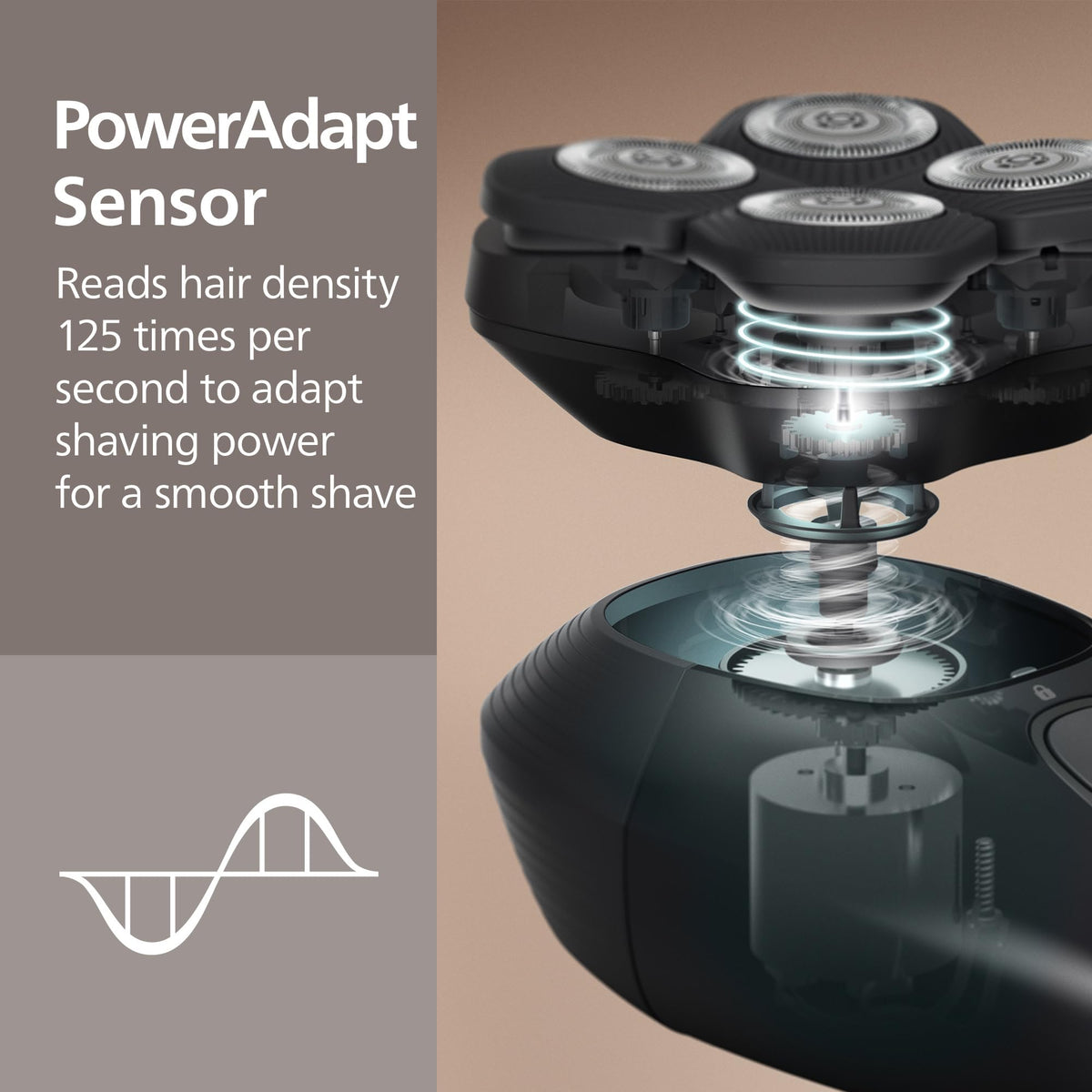 Norelco Head Shaver in soft pouch