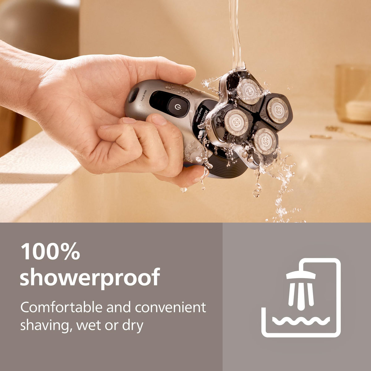 Norelco Head Shaver Pro 7000 Series cleaning brush