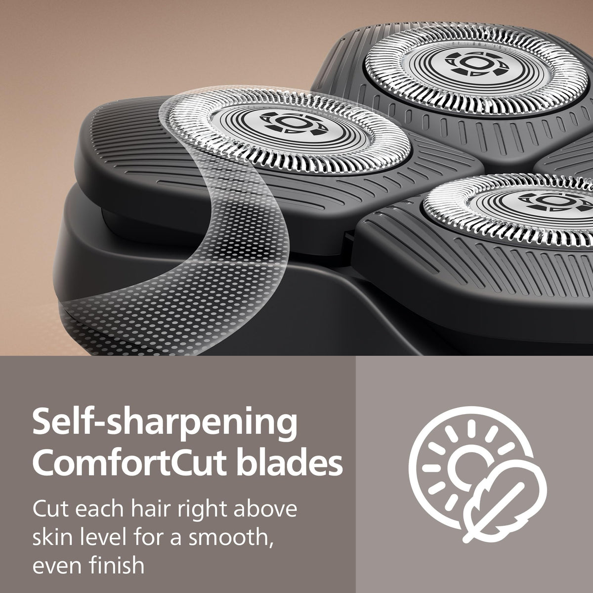 Norelco Head Shaver Pro 9000 ergonomic design close-up