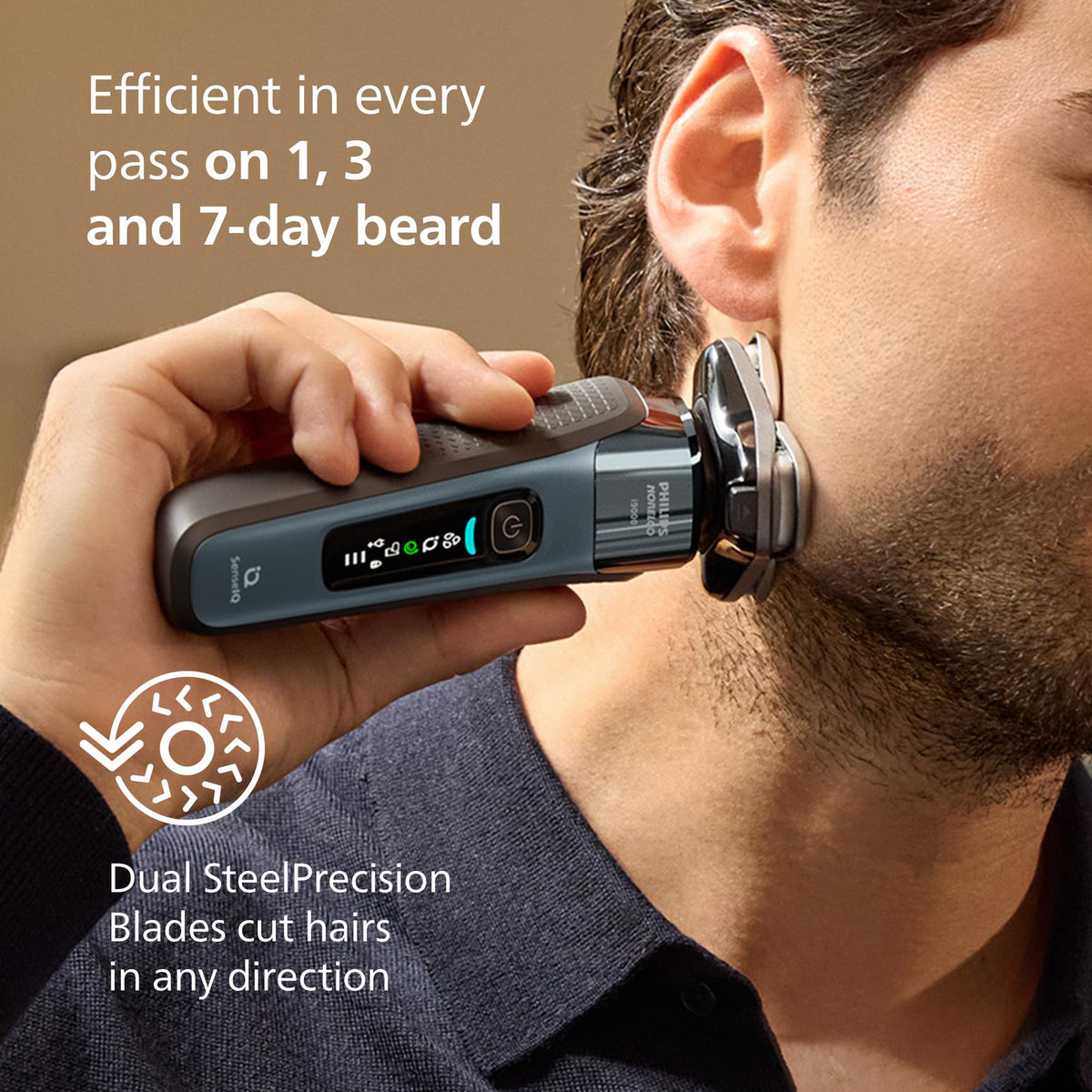Norelco i9000 Electric Shaver side view