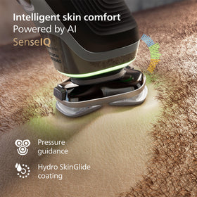 Norelco i9000 Prestige Electric Shaver cleaning brush