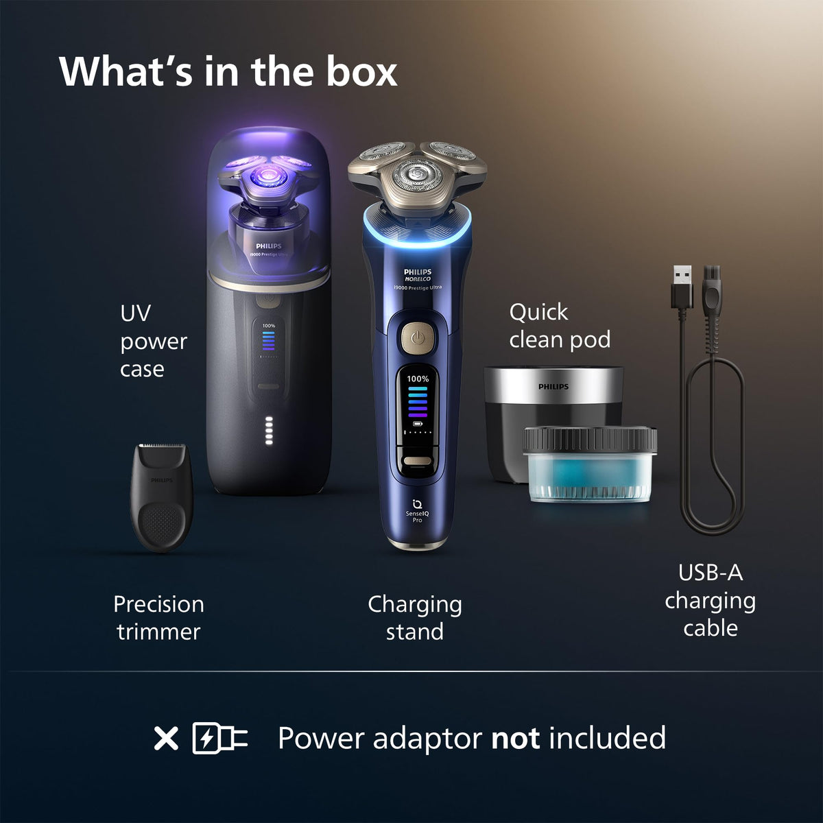 Norelco i9000 Prestige Electric Shaver in lifestyle setting