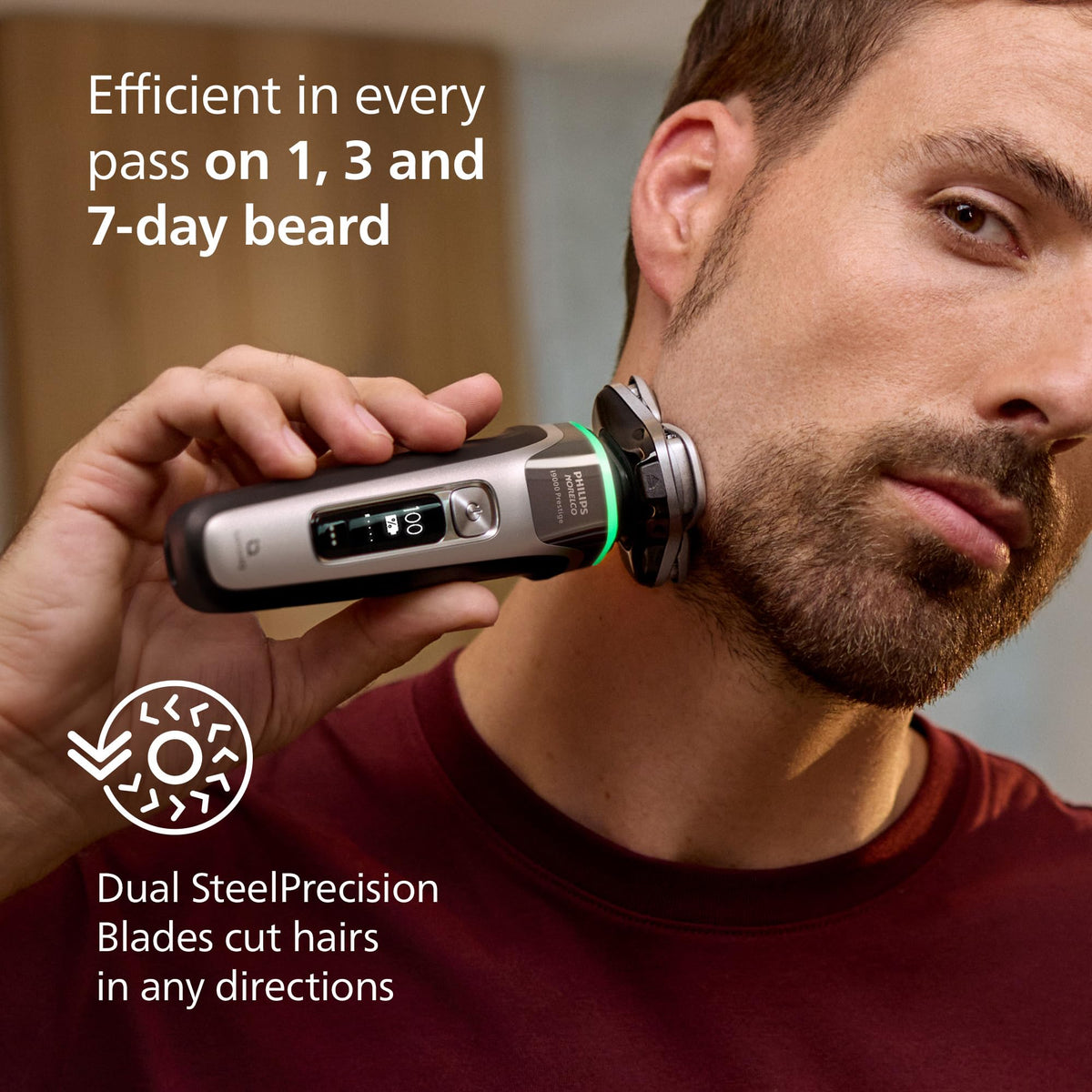 Norelco i9000 Prestige Electric Shaver in travel case