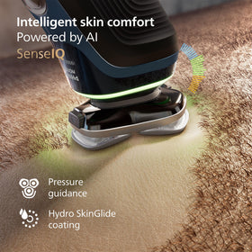 Norelco i9000 Prestige Electric Shaver with Hydro SkinGlide Coating close-up