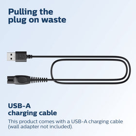 Norelco Multigroom 5000 Series USB-A charging cable