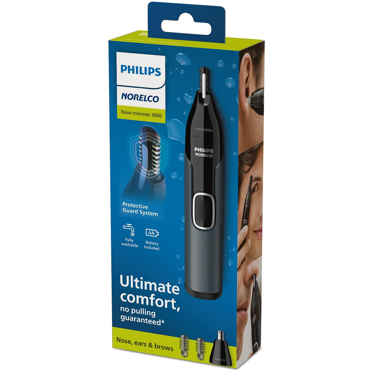 Norelco Nose Trimmer 3000 packaging display