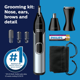 Norelco Nose Trimmer 5000 with AA battery included
