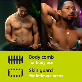 Norelco OneBlade 360 body grooming kit with skin guard