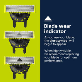 Norelco OneBlade 360 Replacement Blades close-up