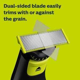 Norelco OneBlade 360 Replacement Blades in use