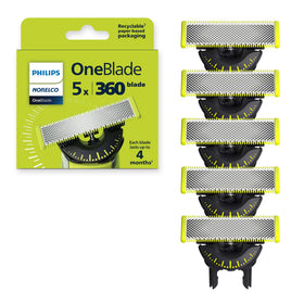Norelco OneBlade 360 replacement blades pack front view