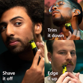 Norelco OneBlade 360 with 360 Blade and 5-in-1 comb