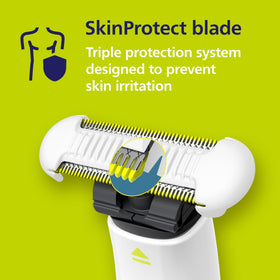 Norelco OneBlade Intimate Trimmer with USB-A charging cable