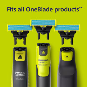 Norelco OneBlade Replacement Blades showing replacement indicator
