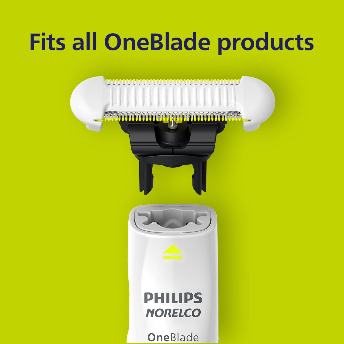 Norelco OneBlade Skin Protect Replacement Blades side view