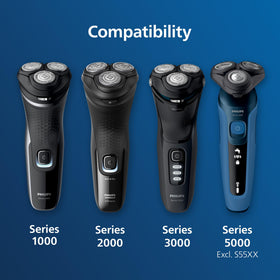Norelco replacement heads compatibility chart with different models