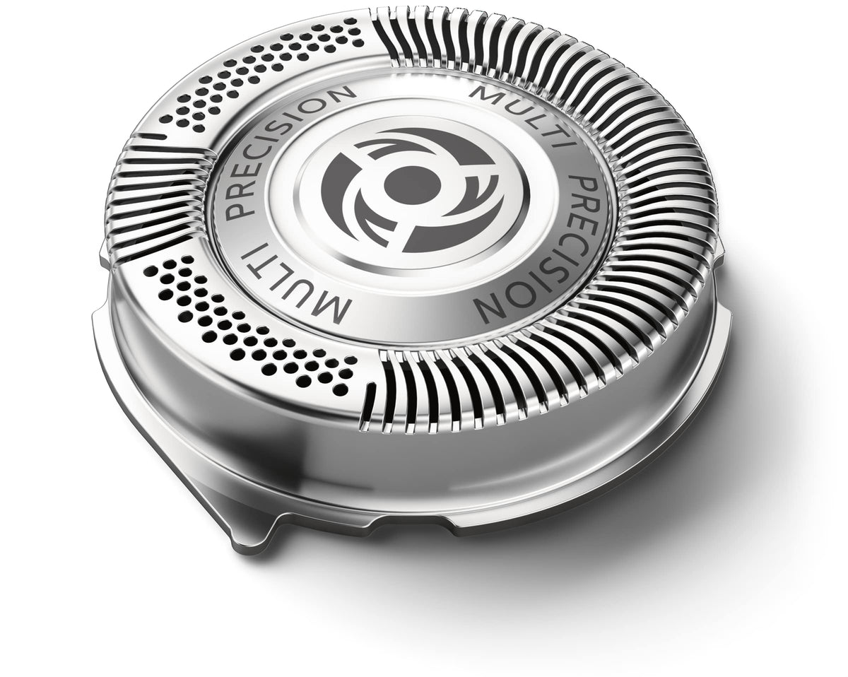 Norelco replacement heads showing three units