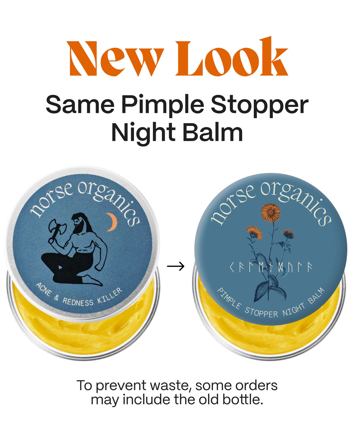Norse Organics Pimple Stopper Night Balm 1 oz packaging