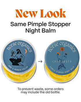 Norse Organics Pimple Stopper Night Balm 1 oz packaging