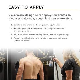 Norvell Competition Tan with accessories for tanning application