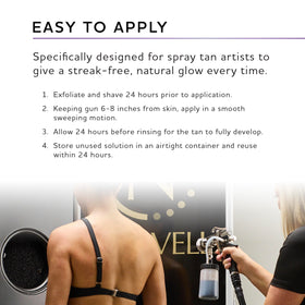 Norvell Premium Spray Tan Solution Venetian 1L on a vanity