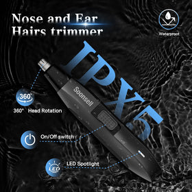 Nose and ear hair trimmer from Soonsell in use