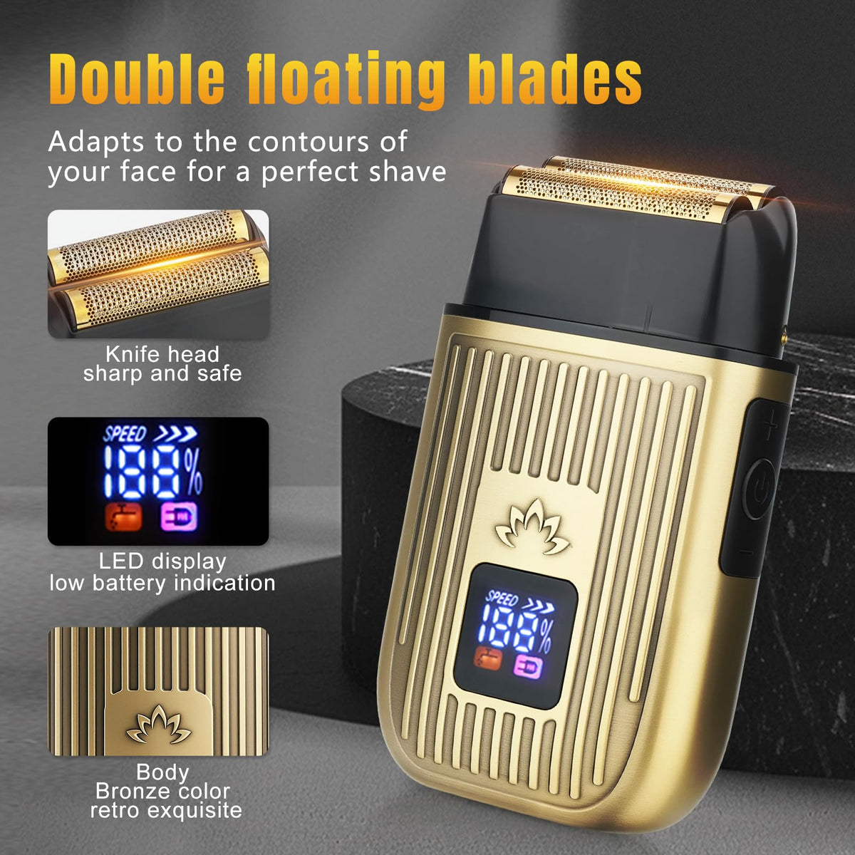 Nose hair trimmer included in Bomxin grooming kit