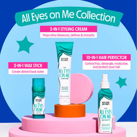 Not Your Mother's All Eyes On Me 3-in-1 Hair Styling Cream on a vanity