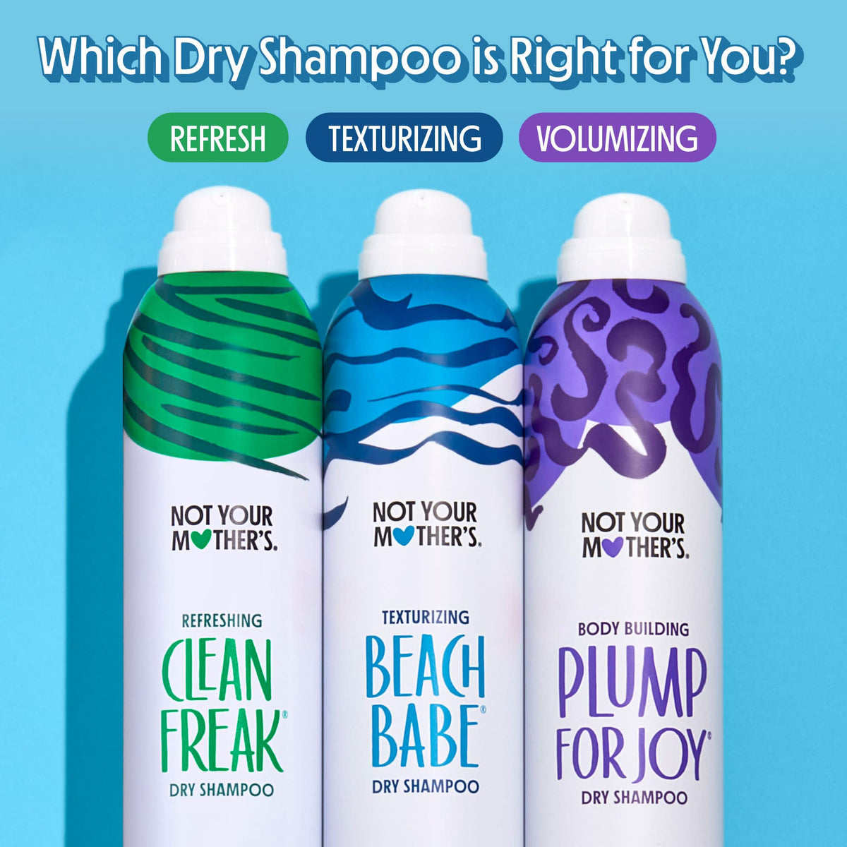 Not Your Mother's Beach Babe Jumbo Dry Shampoo in a bathroom setting