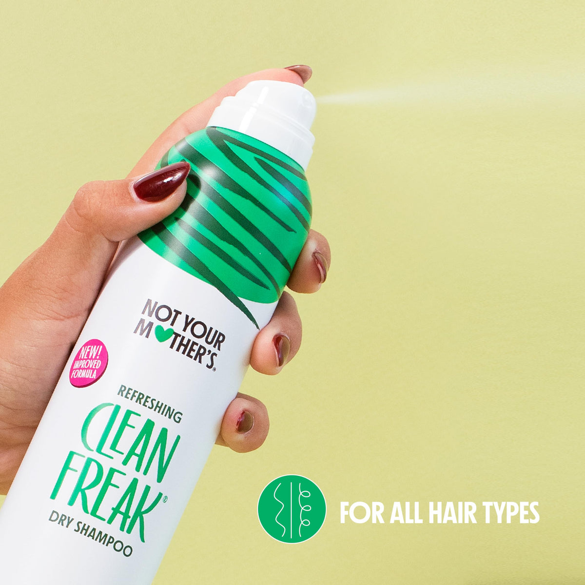 Not Your Mother's Clean Freak Original Dry Shampoo can side view