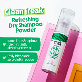 Not Your Mother's Clean Freak Unscented Dry Shampoo Powder packaging