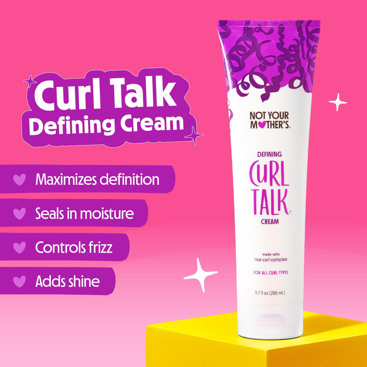 Not Your Mother's Curl Talk Defining Cream side view