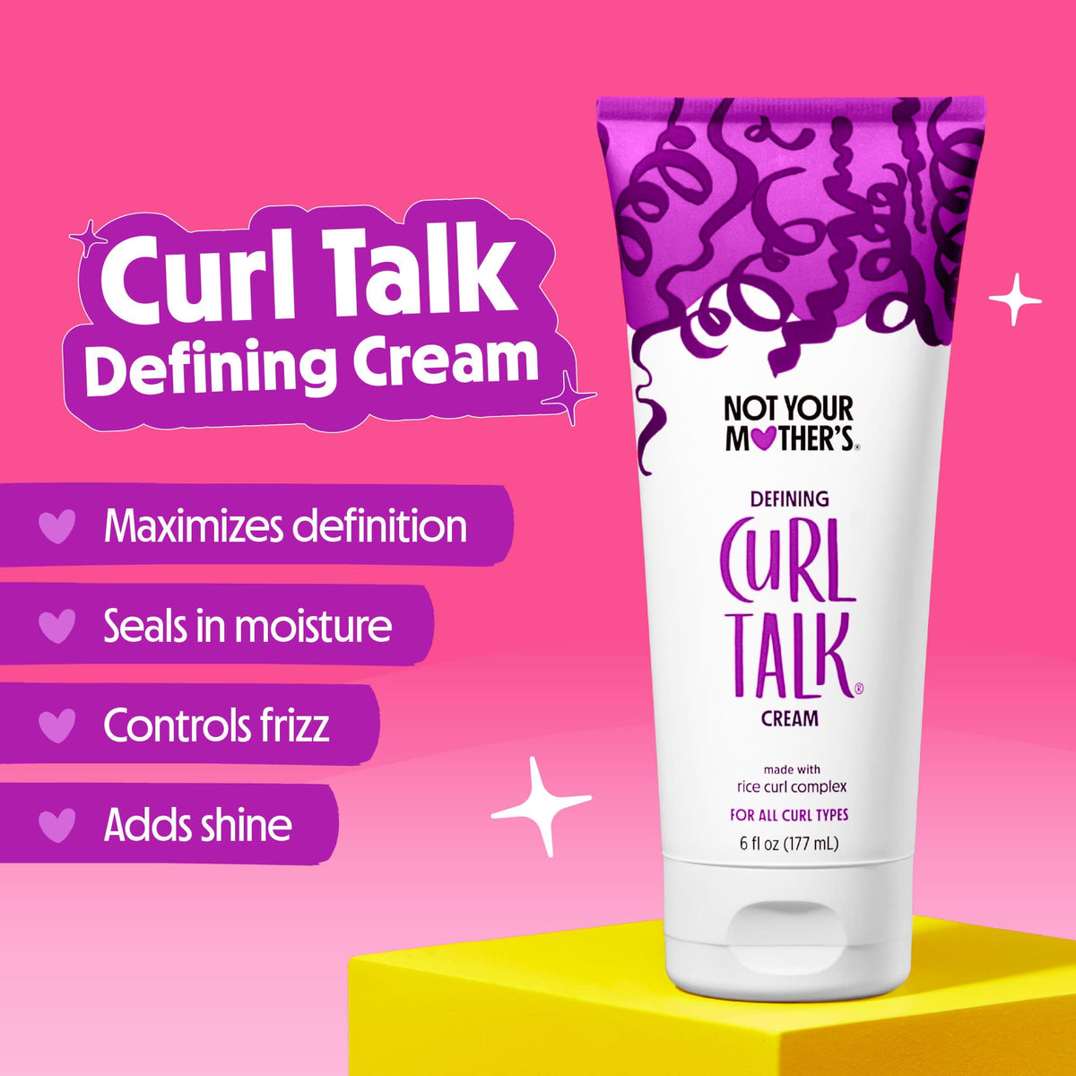 Not Your Mother's Curl Talk Gel and Cream side view