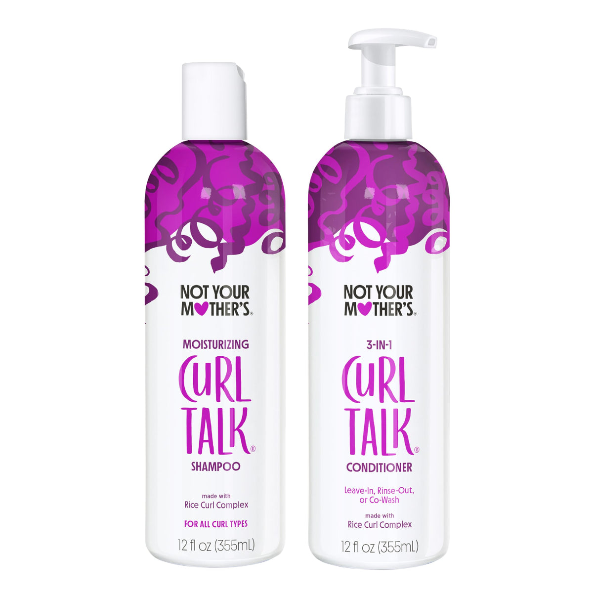Not Your Mother's Curl Talk Shampoo front view 780g