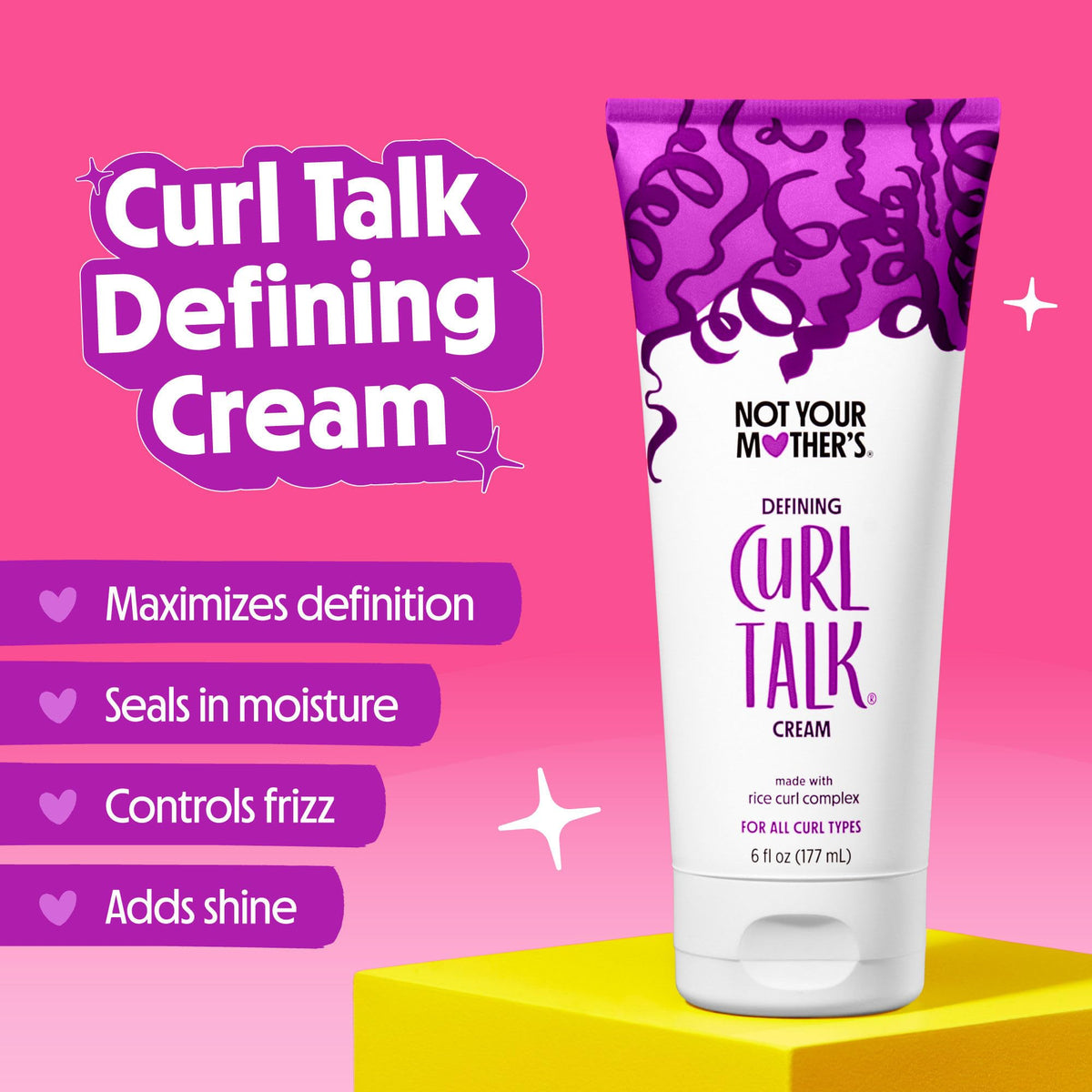 Not Your Mother's Curl Talk Spray Gel and Cream side view