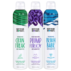Not Your Mother's Dry Shampoo Spray Set front view with three cans