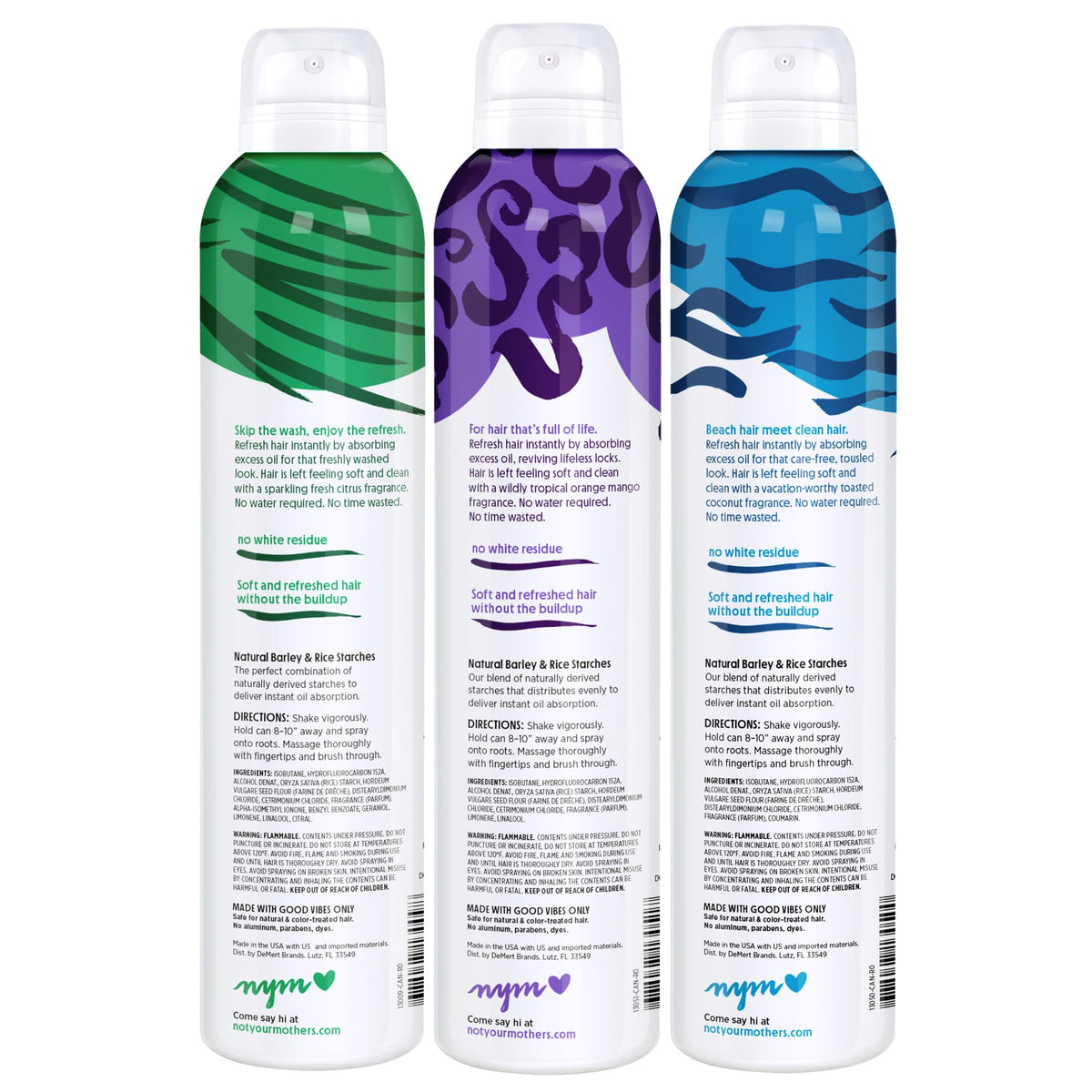 Not Your Mother's Dry Shampoo Spray Set packaging