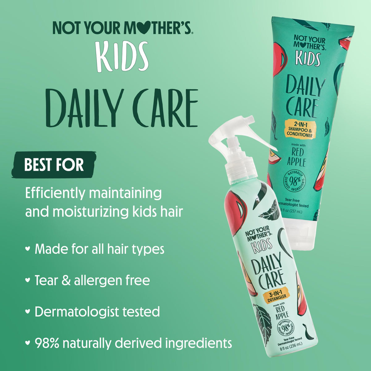 Not Your Mother's Kids Daily Care 2-in-1 Shampoo & Conditioner back view