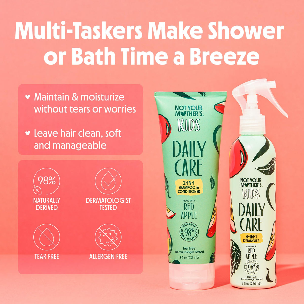 Not Your Mother's Kids Daily Care Detangler spray front view
