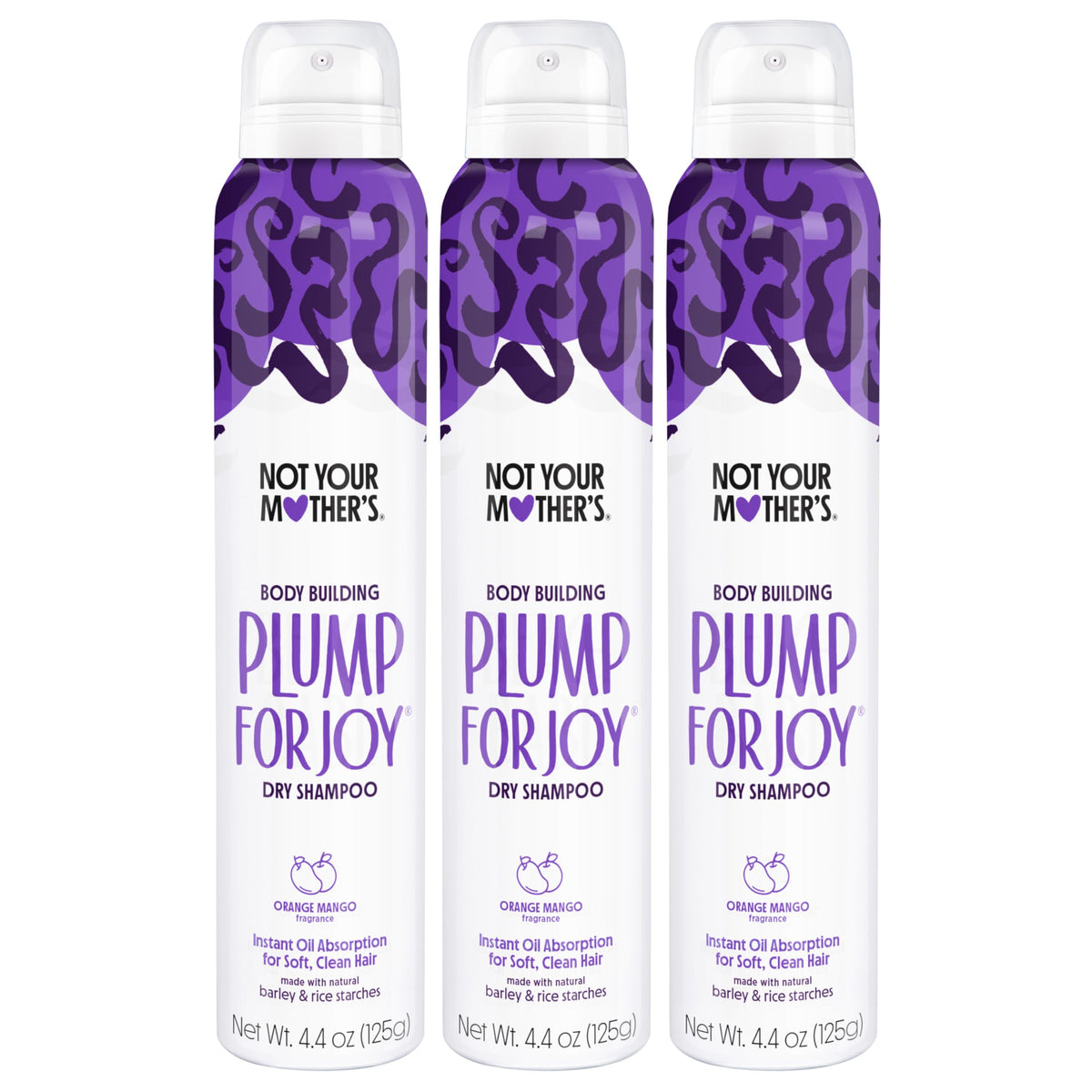 Not Your Mother's Plump For Joy Dry Shampoo 3-Pack front view