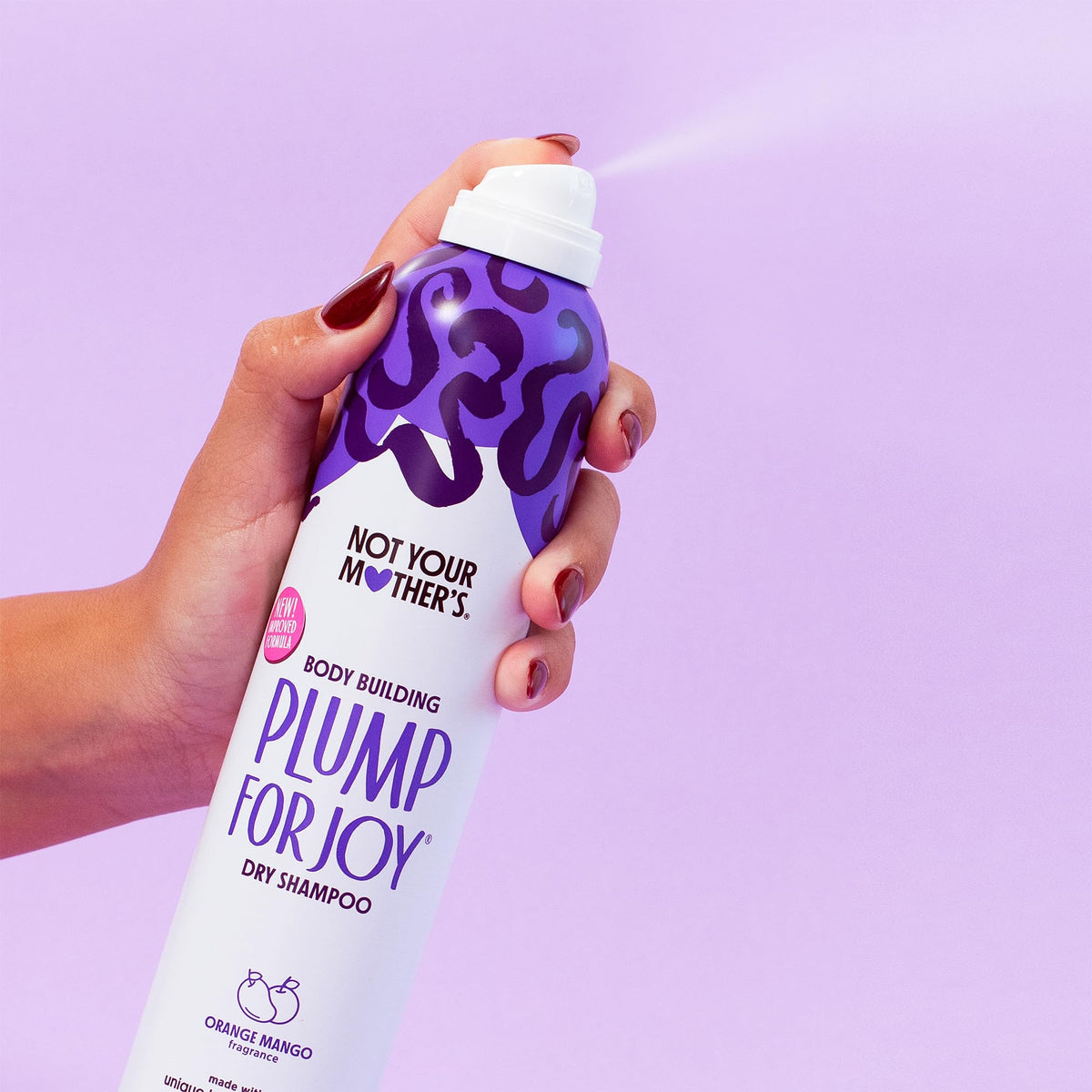 Not Your Mother's Plump For Joy Dry Shampoo can back view