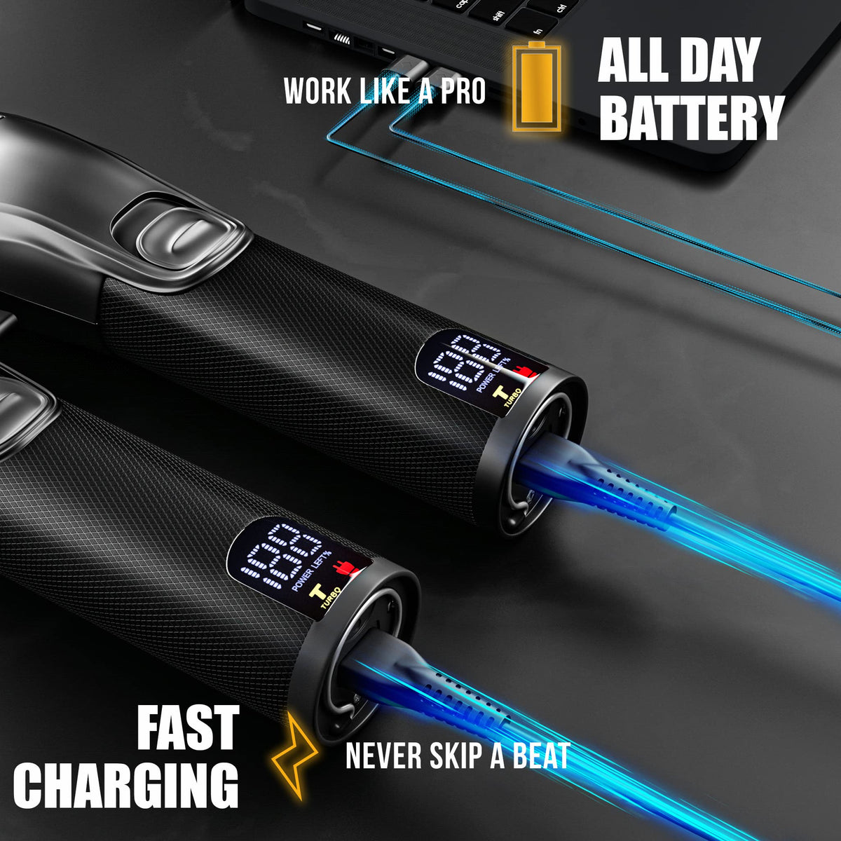 NOVAH Grooming hair clippers with all-metal unibody