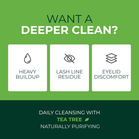 NOVEHA eyelid and lash wipes individual package close-up