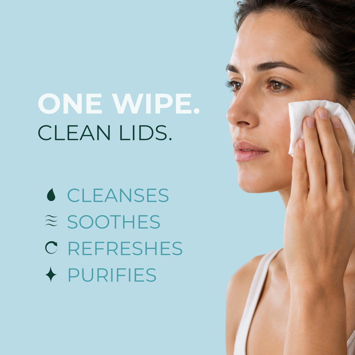 NOVEHA wipes open showing texture and size